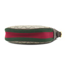 グッチ GUCCI オフディア GG ミニ バッグ 658551 ベージュ×エボニー GGスプリームキャンバス ショルダーバッグ ゴールド金具 ウェブストライプ