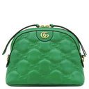 グッチ GUCCI GGマトラッセ 702229 グリーン レザー ショルダーバッグ ゴールド金具 緑 チェーンショルダー ダブルG