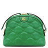 グッチ GUCCI GGマトラッセ 702229 グリーン レザー ショルダーバッグ ゴールド金具 緑 チェーンショルダー ダブルG