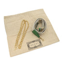 グッチ GUCCI GGマトラッセ 702229 グリーン レザー ショルダーバッグ ゴールド金具 緑 チェーンショルダー ダブルG