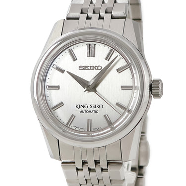 腕時計 セイコー SEIKO キングセイコー SDKS003 6R31-00D0 自動巻き メンズ KSK シルバー バー ライターカット