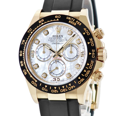 腕時計 ロレックス ROLEX コスモグラフ デイトナ 116518LNNG ランダム番 自動巻き メンズ ランダム番 K18YG無垢 純正8Pダイヤ シェル