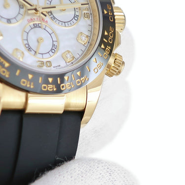 腕時計 ロレックス ROLEX コスモグラフ デイトナ 116518LNNG ランダム番 自動巻き メンズ ランダム番 K18YG無垢 純正8Pダイヤ シェル