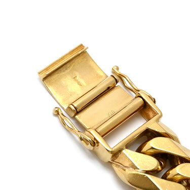 喜平 KIHEI K18 18金 22.5cm 200.5g 6面 ダブル Ｗ イエローゴールド K18YG ブレスレット 造幣局検定マーク 特大 ※ショッピングローン対応していません