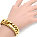 喜平 KIHEI K18 18金 22.5cm 200.5g 6面 ダブル Ｗ イエローゴールド K18YG ブレスレット 造幣局検定マーク 特大 ※ショッピングローン対応していません