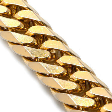 喜平 KIHEI K18 18金 21.3cm 100.3g 6面 ダブル Ｗ イエローゴールド K18YG ブレスレット 造幣局検定マーク 特大 ※ショッピングローン対応していません