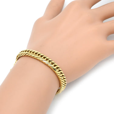 喜平 KIHEI K18 18金 17.8cm 30.3g 8面 トリプル イエローゴールド K18YG ブレスレット 造幣局検定マーク ショッピングローン対応していません