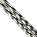 喜平 KIHEI pt900 45cm 28.0g 8面 トリプル プラチナシルバー Pt900 ネックレス 造幣局検定マーク ※ショッピングローン対応していません。