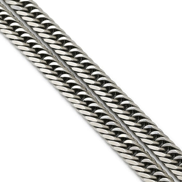 喜平 KIHEI pt900 45cm 28.0g 8面 トリプル プラチナシルバー Pt900 ネックレス 造幣局検定マーク ※ショッピングローン対応していません。