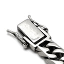 喜平 KIHEI PT850 21.5cm 69.8g 6面 ダブル Ｗ プラチナシルバー Pt850 ブレスレット 造幣局検定マーク ※ショッピングローン対応していません