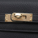 エルメス HERMES ケリー25 内縫い ブラック トゴ 2WAYバッグ シャンパンゴールド金具 新品 未使用 黒 ショルダー ハンドバッグ