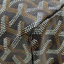 ゴヤール GOYARD サンルイPM AMALOUISPM01 ブラック PVCコーティングキャンバス ゴヤールディンキャンバス シュヴロッシュカーフスキン トートバッグ シルバー金具 SAC SAINT LOUIS PM ヘリンボーン 黒 リバーシブル