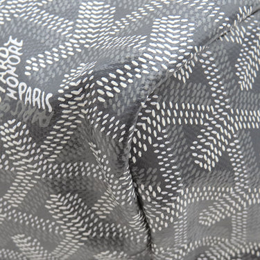 ゴヤール GOYARD サンルイ PM STLOUIPMLTY51CL51P グレー PVCコーティングキャンバス ゴヤールディンキャンバス シュヴロッシュカーフスキン トートバッグ シルバー金具 SAC SAINT LOUIS PM リバーシブル ヘリンボーン