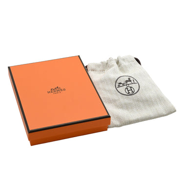 エルメス HERMES ポップアッシュ ミニ ペンダント ホワイトXゴールド GP ラッカー ネックレス 白 Hモチーフ