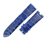 ブレゲ BREGUET 純正 クイーン オブ ネイプルズ用 ブルー クロコダイル 腕時計パーツ 新品同様 替え クロコ ベルト ストラップ 18mm ブルー 青