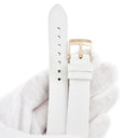 ヴァンクリーフアーペル Van Cleef & Arpels ホワイト サテン K18PG 腕時計パーツ 純正 サテン ベルト ストラップ 16ｍｍ 白 ホワイト 純正K18PG無垢製尾錠付き