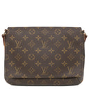 ルイヴィトン LOUIS VUITTON ミュゼットタンゴ ショート M51257 モノグラム モノグラムキャンバス ショルダーバッグ ゴールド金具 茶