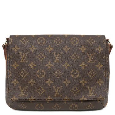 ルイヴィトン LOUIS VUITTON ミュゼットタンゴ ショート M51257 モノグラム モノグラムキャンバス ショルダーバッグ ゴールド金具 茶