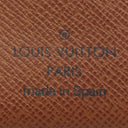 ルイヴィトン LOUIS VUITTON ポルト ビエ カルト クレディ モネ M61665 モノグラム モノグラムキャンバス 二つ折り財布 ゴールド金具 茶 コンパクトウォレット