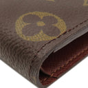 ルイヴィトン LOUIS VUITTON ポルト ビエ カルト クレディ モネ M61665 モノグラム モノグラムキャンバス 二つ折り財布 ゴールド金具 茶 コンパクトウォレット