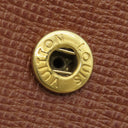 ルイヴィトン LOUIS VUITTON ポルト ビエ カルト クレディ モネ M61665 モノグラム モノグラムキャンバス 二つ折り財布 ゴールド金具 茶 コンパクトウォレット