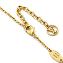 ルイヴィトン LOUIS VUITTON LV フローラグラム M00981 ゴールド GP フェイクパール ネックレス ロゴ モノグラムフラワー LVイニシャル