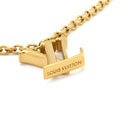ルイヴィトン LOUIS VUITTON LV フローラグラム M00981 ゴールド GP フェイクパール ネックレス ロゴ モノグラムフラワー LVイニシャル
