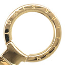 ルイヴィトン LOUIS VUITTON ポルトクレ バスティーユ M65387 ゴールド×ブラウン メタル キーリング ゴールド金具 バッグチャーム ロゴ