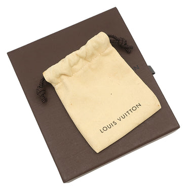 ルイヴィトン LOUIS VUITTON ポルトクレ バスティーユ M65387 ゴールド×ブラウン メタル キーリング ゴールド金具 バッグチャーム ロゴ
