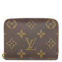 ルイヴィトン LOUIS VUITTON ジッピー コイン パース M60067 モノグラム モノグラムキャンバス コインケース ゴールド金具 茶 小銭入れ コンパクト財布
