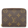 ルイヴィトン LOUIS VUITTON ジッピー コイン パース M60067 モノグラム モノグラムキャンバス コインケース ゴールド金具 茶 小銭入れ コンパクト財布