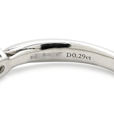 ティファニー Tiffany & Co ハーモニー ソリティア ダイヤリング プラチナシルバー Pt950 ダイヤモンド リング 指輪 T＆Co. 一粒 1P 0.29ct 12号