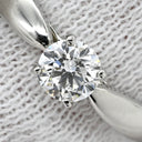 ティファニー Tiffany & Co ハーモニー ソリティア ダイヤリング プラチナシルバー Pt950 ダイヤモンド リング 指輪 T＆Co. 一粒 1P 0.29ct 12号