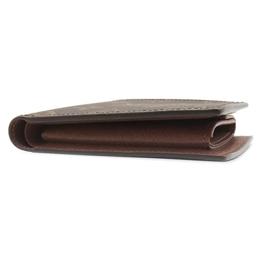 ルイヴィトン LOUIS VUITTON マルコ NM M62288 モノグラム モノグラムキャンバス 二つ折り財布 ゴールド金具 茶 イニシャル刻印有り