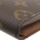 ルイヴィトン LOUIS VUITTON マルコ NM M62288 モノグラム モノグラムキャンバス 二つ折り財布 ゴールド金具 茶 イニシャル刻印有り