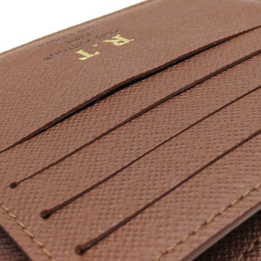 ルイヴィトン LOUIS VUITTON マルコ NM M62288 モノグラム モノグラムキャンバス 二つ折り財布 ゴールド金具 茶 イニシャル刻印有り
