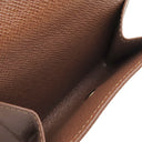 ルイヴィトン LOUIS VUITTON マルコ NM M62288 モノグラム モノグラムキャンバス 二つ折り財布 ゴールド金具 茶 イニシャル刻印有り