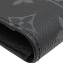 ルイヴィトン LOUIS VUITTON ポルトフォイユ マルコ NM M62545 モノグラムエクリプス モノグラムキャンバス モノグラムエクリプス 二つ折り財布 黒 グレー イニシャル刻印あり