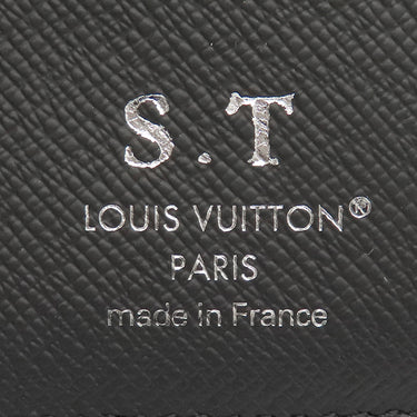 ルイヴィトン LOUIS VUITTON ポルトフォイユ マルコ NM M62545 モノグラムエクリプス モノグラムキャンバス モノグラムエクリプス 二つ折り財布 黒 グレー イニシャル刻印あり