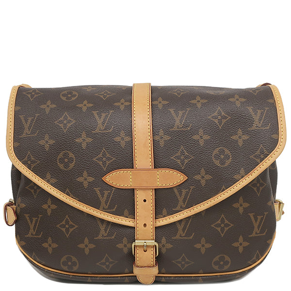 Louis Vuitton モノグラム ショルダーバッグ ソミュール 中古・古着通販】LOUIS VUITTON (ルイ ヴィトン) ショルダーバッグ