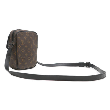 ルイヴィトン LOUIS VUITTON クリストファー ウェアラブル M69404 モノグラムマカサー モノグラムマカサー ショルダーバッグ ブラック金具 茶 黒 クロスボディ 斜め掛け