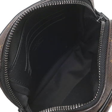 ルイヴィトン LOUIS VUITTON クリストファー ウェアラブル M69404 モノグラムマカサー モノグラムマカサー ショルダーバッグ ブラック金具 茶 黒 クロスボディ 斜め掛け