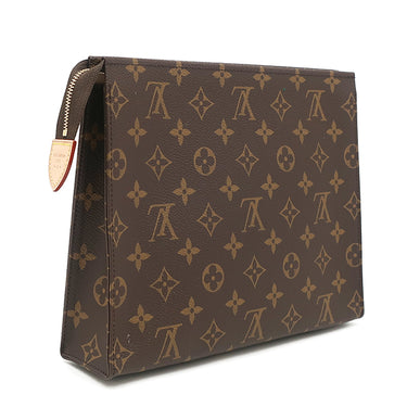 ルイヴィトン LOUIS VUITTON ポッシュ トワレット 26 M47542 モノグラム モノグラムキャンバス ポーチ ゴールド金具 茶 非売品 ノベルティ