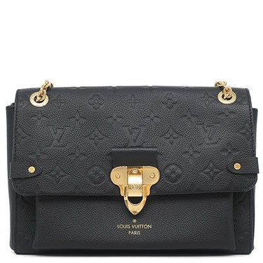 ルイヴィトン LOUIS VUITTON ヴァヴァンPM M44151 ノワール モノグラムアンプラント ショルダーバッグ ゴールド金具 黒