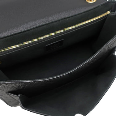 ルイヴィトン LOUIS VUITTON ヴァヴァンPM M44151 ノワール モノグラムアンプラント ショルダーバッグ ゴールド金具 黒