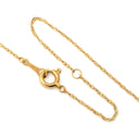 ノンブランド NON BRAND ダイヤペンダント イエローゴールド K18YG ダイヤモンド ネックレス Au750 18K 18金 YG 0.50ct クラスター スクリューチェーン