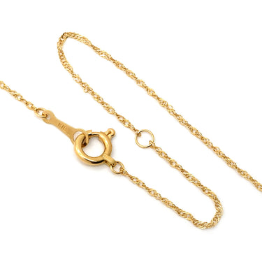 ノンブランド NON BRAND ダイヤペンダント イエローゴールド K18YG ダイヤモンド ネックレス Au750 18K 18金 YG 0.50ct クラスター スクリューチェーン