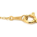 ノンブランド NON BRAND ダイヤペンダント イエローゴールド K18YG ダイヤモンド ネックレス Au750 18K 18金 YG 0.50ct クラスター スクリューチェーン