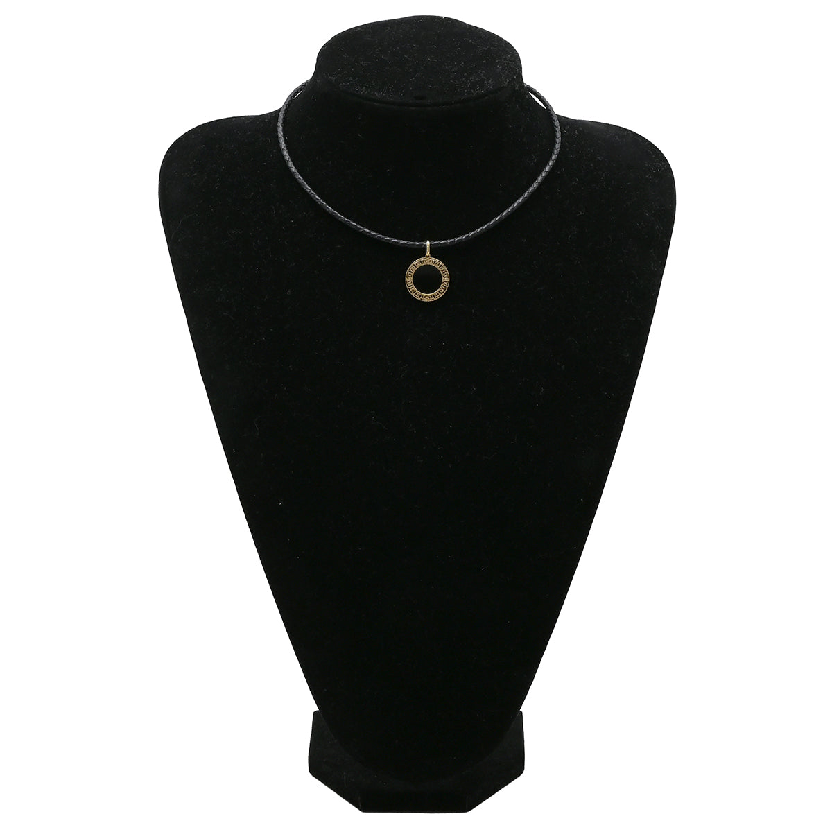 ノンブランド NON BRAND サークル型ペンダント イエローゴールド