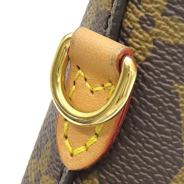 ルイヴィトン LOUIS VUITTON フォールド ミー ポーチ M80874 モノグラム モノグラムキャンバス ショルダーバッグ ゴールド金具 ポシェット 茶